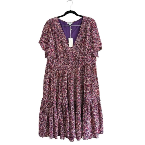 Sundance Dresses & Skirts - Sundance Mulberry Crepe Dress Size Petite Large